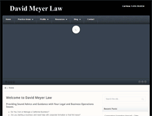 Tablet Screenshot of davidmeyerlaw.com